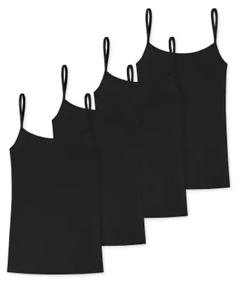 Produktbild von Schiesser Uncover Damen Spaghettitop 4-Pack  - sortiert 1 - Größe S