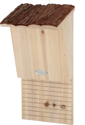 Produktbild von Esschert Design Fledermauskasten mit Rindendach aus 100 %  Tannenholz