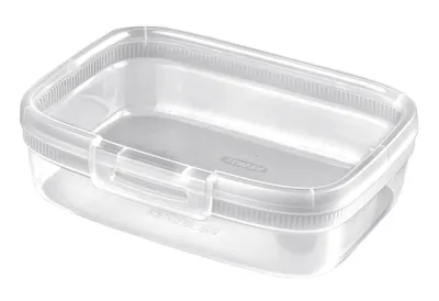 Produktbild von Curver Frischhaltedose mit Klickverschluss 1,3 L Snap Box Lunchbox Kunststoff eckig Mikrowelle Spülmaschine Kühlschrank stapelbar