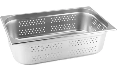 Produktbild von GN Behälter Gastronorm 1/1 150 mm gelocht/perforiert aus Edelstahl GVK ECO