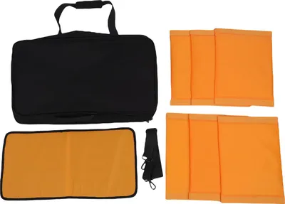 Produktbild von DJ-Controller-Tasche, gepolstert, tragbare Aufbewahrung, Reise-Tragekabel-Organizer, Segeltuch mit Riemen