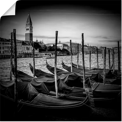 Produktbild von ARTland Poster Venedig Canal Grande & Markusturm II Größe: 70x70 cm