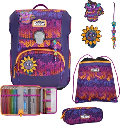 Produktbild von Scout Neo Superflash Schulranzen-Set 4 tlg. Fantasy