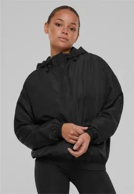 Produktbild von Urban Classics TB6206 | Ladies Recycled Oversized Pullover Jacket Pulloverjacke Dame - Farbe: Black - Größe: S
