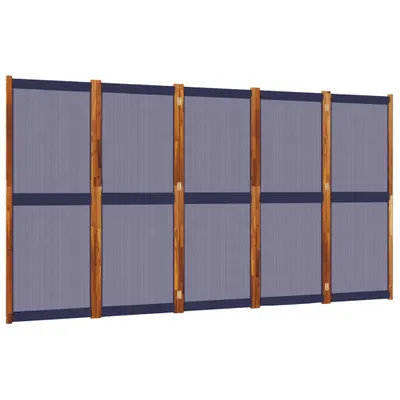Obrázek produktu pro 5dílný paraván tmavě modrý 350 x 180 cm
