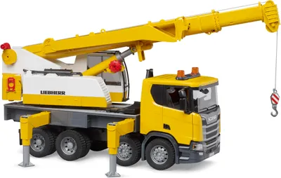 Productafbeelding van Scania Super 560R, Liebherr kraanwagen met licht- en geluidsmodule