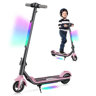Produktbild von Elektroscooter E-RIDES F602 E-Scooter Für Kinder Ab 6 Jahren- Klappbar- LCD-Anzeige- Reichweite 8km- Max. 12km/h- Batterie 2,6AH- E-Roller Rosa