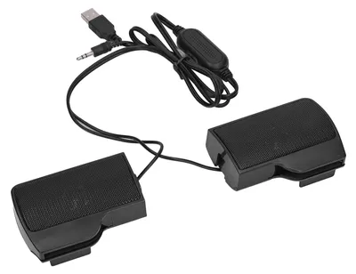Produktbild von Laptop-Lautsprecher, USB-betriebener kabelgebundener Monitor, Soundbar, Stereo-Sound mit Bildschirmclip für Notebook-Tablets, Fernseher