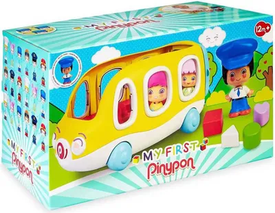 Image de Famosa My First Pinypon Happy Fahrzeugbus Multicolore 12-24 Months Multicolore 12-24 Months