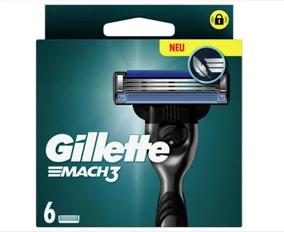 Produktbild von Gillette Mach3 Rasierklingen 6 er Pack