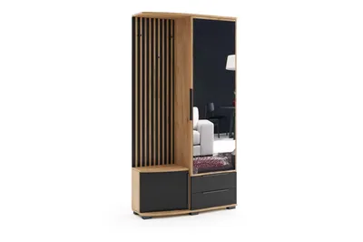 Zdjęcie produktu dla Garderoba Sorento, Craft złoty – 100 x 35 x 190 cm