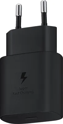 Produktbild von 25W Super-Schnell-Ladegerät TA800 für Original Samsung Galaxy M11, M12, M13, M21, M22 + 1m Schwarz beidseitiges Typ-C Ladekabel 3A Netzteil Adaptive super-Fast-Charging Datenkabel