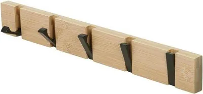 Immagine prodotto di Appendiabiti in legno con 5 ganci estraibili