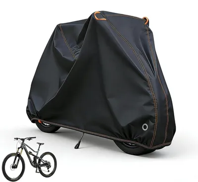 Produktbild von Fahrradabdeckung Wasserdicht 500D Oxford-Gewebe mit Schlossführung und Beutel 200x110x70cm