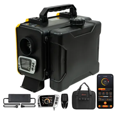 Produktbild von Tragbarer Diesel-Luftheizer, Bluetooth-Steuerung, Intelligente Temperaturregelung, mit Aufbewahrungstasche