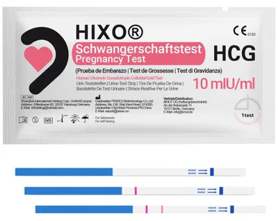 Produktbild von HIXO 20x ultraempfindlicher Schwangerschaftstest 10 miu/ml