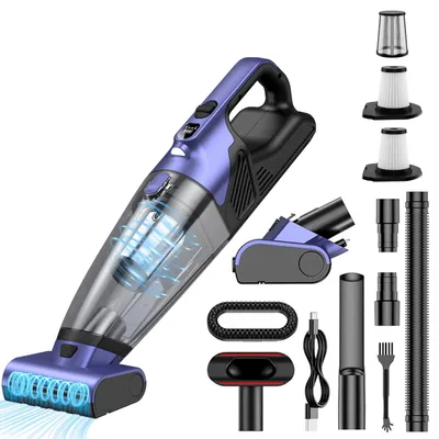 Handstaubsauger Akku 17000 Pa, kabellos, 10400 mAh, 720 ml