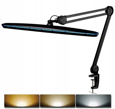 Produktbild von Werkstatt-Schreibtischlampe 182 LED Dimmbar Schwarz CCT