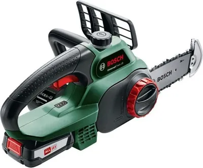 Image de Tronçonneuse sans fil BOSCH UniversalChain 18, Batterie 18V 2.5Ah, Vitesse de coupe 4.8 m/s, Chaîne Oregon