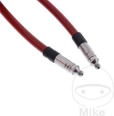 Productafbeelding van STAHLFLEX remleiding voor luchtvaart, 60 cm, rood-transparant