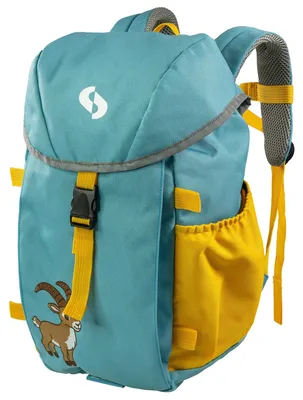 Produktbild von SCHNORR Kinderrucksack 14L Eisblau Honiggelb mit Regenschutz