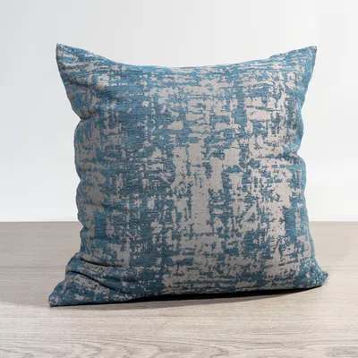 Produktbild von Kissen von Lysel - blau Mafana 38x38, synthetisches Mischgewebe Dekokissen