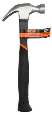 Produktbild von Tischlerhammer 450 g  Griff aus Glasfaser und TPR – E-420-3080
