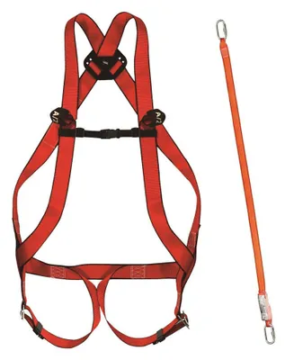 CLIMAX Auffanggurt-Set Basic 10 Plus mit Amortysator 31A und 2 Karabinern