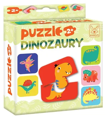 Productafbeelding van KANGUR Puzzel Dinosauri, vanaf 2 jaar, artikelnummer 41480