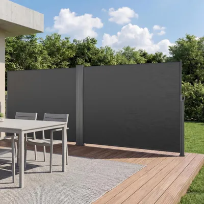 Immagine prodotto di Tenda laterale estensibile VEVOR 180x600 cm, tenda a rullo laterale in tessuto di poliestere da 180 g/m², tenda da parete, protezione dal vento, protezione dal sole, protezione dalla vista, divisorio per giardino, balcone, piscina, terrazza, grigio