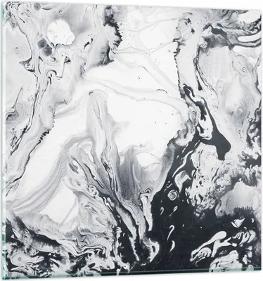 Produktbild von Bilder auf glas - Abstraktion modern - 40x40cm - Glasbilder - Wandbilder - Kunstdruck - zum Aufhängen bereit - Wanddekoration aus Glas - Glas Bilder - Wandbild auf Glas - Einteilig - GAC40x40-3900