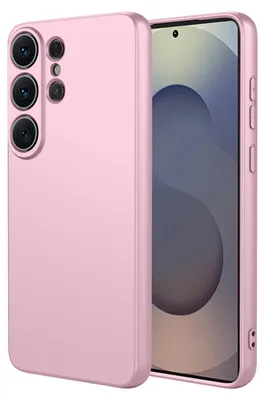 Productafbeelding van MobyDefend Hoesje - Geschikt voor Samsung Galaxy S26 Ultra  -  Matte Siliconen Backcover - Licht Roze