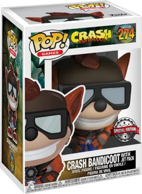 Produktbild von Crash Bandicoot - Crash Bandicoot with jet pack Special Edition 274 - Funko Pop!
