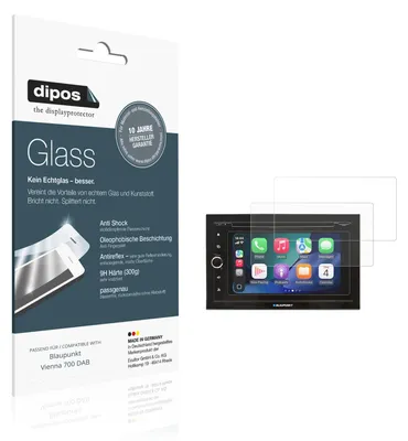 Zdjęcie produktu dla 2x dipos GlassAR Blaupunkt Vienna 700 DAB