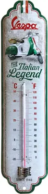 Image de Nostalgic-Art - Thermomètre rétro en métal analogique pour l'intérieur et l'extérieur - Vespa