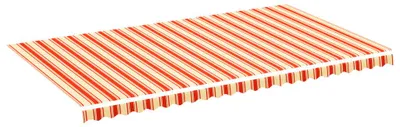 Produktbild von vidaXL Ersatzstoff für Markise Gelb und Orange 600x350 cm Polyester