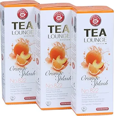 Produktbild von Teekanne Teelounge 3er Pack (3x8) Kapseln Orange Splash No. 822