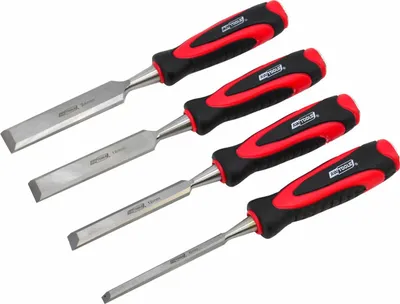 Obrázek produktu pro Awtools Sada sekáčů s plastovými rukojeťmi 4 kusy 6/12/18/24 mm