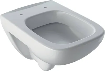 Obrázok produktu pre GEBERIT závesné WC Renova Nr. 1 Plan Renova Plan Oplachovací záchod s okrajom biely lesklý bez WC sedátka 202150000