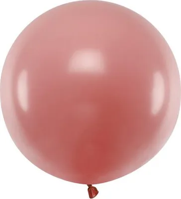 Produktbild von Rundballon 60 cm, Pastell Wild Rose