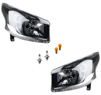 Produktbild von Scheinwerfer Links & Rechts Set passend für Opel Vivaro 06/14 - m. Leuchtmitteln 5582101 4422756 5582091 4422755 Johns