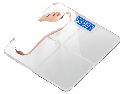 Obrázek produktu pro Váha, vysoká přesnost, LCD displej, bílá barva