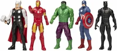 Immagine prodotto di Hasbro Marvel 5 figurek 15 cm (Thor / Iron Man / Hulk / Capitan America / Pantera Nera)