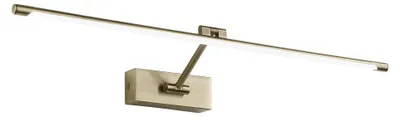 Image de Gealuce Gap453N Applique En Métal Finition Bruni, Led 10W, 525Lm, 4000K, Lumière Indirecte, Idéale Pour Éclairage Intérieur - Gealuce
