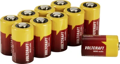 Produktbild von Voltcraft CR2 Fotobatterie CR 2 Lithium 800 mAh 3 V 10 St. (VC-16108030)