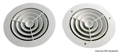 Immagine prodotto di Griglia di ventilazione concentrica con 3 viti, 1 pezzo