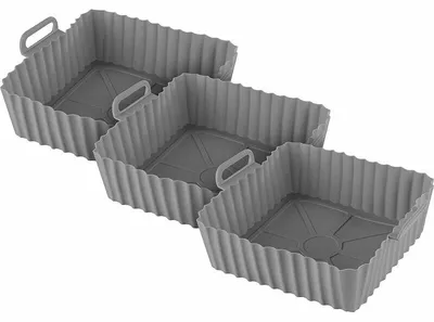 Image de 3 moules en silicone pour aifryer 18 x 16 cm
