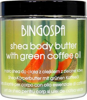 Image de BINGOSPA Beurre de karité corps Huile de café vert