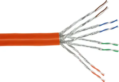 Immagine prodotto di InLine® Dup. Verlegek. Cat.7a, S/FTP (PiMF), 2x 4x2x0,58 AWG23, 1200MHz, LSOH, 500m