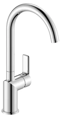 Produktbild von Herzbach MARE Spültisch-Einlochbatterie Griff seitlich Chrom